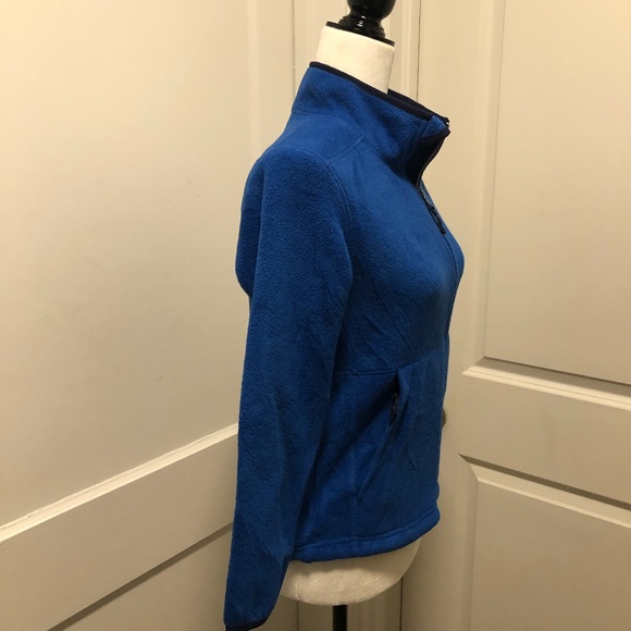 L L Bean blue fleece size 10-12 youth winter wear - Picture 3 of 6